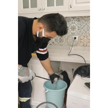 Daisy Home Kanal Açma Teli, 9 mm Kalınlık, Dayanıklı Metal Tel, Lavabo ve Gider Borusu Açacağı, Tıkanıklık Giderici, Spiral Tel, Ergonomik Sap, Kolay Kullanım, Lavabo, Tuvalet, Banyo, Küvet Açıcı (5 M)