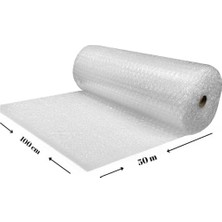 Daisy Home Pat-Pat Balonlu Naylon(Taşınma, Taşıma, Paketleme-30 gr - (100CM x 50M)