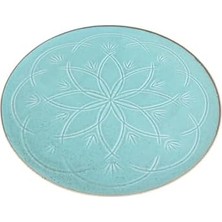 Daisy Home Christina Turkuaz Düz Tabak 32CM