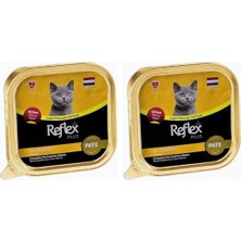 Daisy Home Reflex Plus Pate With Orgranic Chicken Adult Cat 85 gr 2li Paket