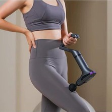 Daisy Home Smaylıng Ergonomik Masaj Tabancası - Uzatma Aparatı & Germe Bandı Dahil | 3200 Rpm Derin Doku Masaj Cihazı | 4 Başlıklı, Dijital Göstergeli, 1800MAH Taşınabilir Kas Masaj Aleti