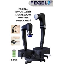 Daisy Home Fegel FG-2024 Profesyonel Katlanabilir & Soğuk Masaj Aleti (Siyah)