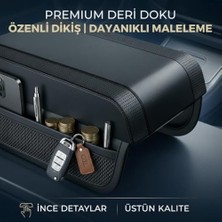Daisy Home Premıum Yumuşak 2 Yan Cüzdanlı Araç Kol Dayama Padi. Kol Dayama Yastığı Araç Içi Organizer Kol Dayama