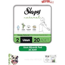 Daisy Home Natural Ultra Hassas Hijyenik Ped Uzun 20 Adet Ped ve Rosıe