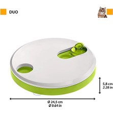 Daisy Home 85484099 Küçük Köpekler ve Kediler Için Ikili Beceri Oyunu, Kemirmek Için Ideal, Kaymaz Malzemeli Plastik, 293 G (4 Paketi)