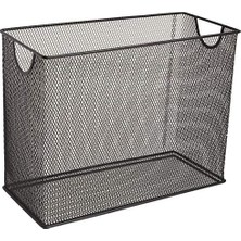 Daisy Home U Brands Mesh Steel Masaüstü Asma Dosya Tutucu, Mektup Boyutu, 31,5 cm x 24,2 cm x 14 Cm, Siyah - 457U00-06