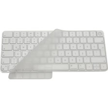 Daisy Home Keyboard 3 A2449 A2450 Us Layout Klavye Koruyucu – Id Uyumlu Ultra Ince Ansı Yatay Enter Ingilizce Tuş Dizilimi Silikon Kaplama Toz ve Sıvı Koruma Keyboard Cover Şeffaf
