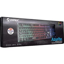 Daisy Home Kb-Gx9 Siyah USB Gökkuşağı Renkli Aydınlatmalı Lc Layout Standart Gaming Klavye