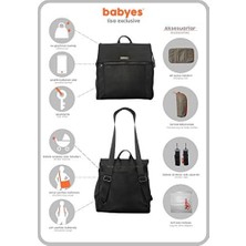 Daisy Home Lisa Babyes Bebek Bakım Çantası Siyah