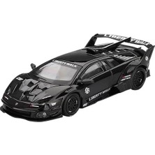 Daisy Home Mını Gt Murcielago Gt Evo Lb - Works Siyah Sınırlı Üretim 1/64 Diecast Model Araba