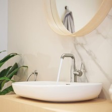 Daisy Home Yeni 2348500 M-Size Tek El Einlochbatterie Banyo Musluk, 23485ENA
