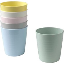 Daisy Home Kalas 004 613.79 Çocuk Plastik Bardağı Pastel Çok Renkli 17 cm (6'lı Paket)