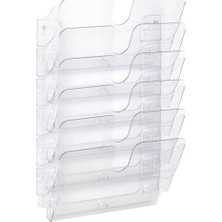 Daisy Home Flexıplus 6 A4 Yatay Bölmeli Tutucu Şeffaf