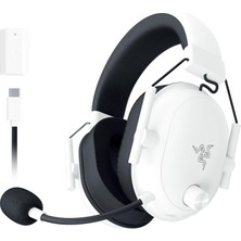 Daisy Home Blackshark V2 Hyperspeed - Kablosuz E-Spor Oyun Kulaklığı Ultra Hafif 280G (Süper Geniş Bant Mikrofon, Triforce Titanyum 50MM Sürücü, Ses Yalıtımlı Köpük, 70 Saat) Beyaz
