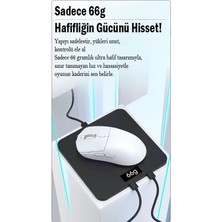 Daisy Home Ajazz AJ139 V2 Mc Mouse 3 Farklı Bağlantı Modu-Rgb Manyetik Şarj Istasyonlu-Paw 3311 SENSÖR-500 Mah Batarya-66 Gram (Beyaz)