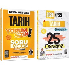 Indeks Akademi 2026 Kpss Tyt Ayt Tarih Yorum Sizin Soru Bankası ve Deneme Seti 2 Kitap