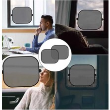 Daisy Home Araba Oto Arka Yan Cam Vantuzlu Perde Güneşlik Gölgelik Araç Sağ ve Sol Arka Yan Cam Perde Güneşlik
