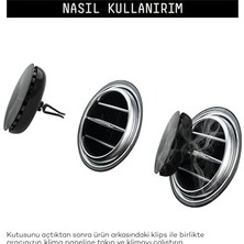 Daisy Home Vavana Spin Araba Klima Kokusu - Profesyonel Otomobil Kokusu | Bpa & Sıvı Içermez | 90 Gün Etkili 3'lü Set (Neutral)