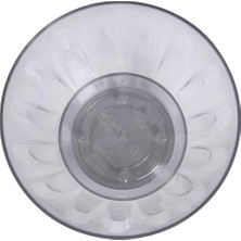 Daisy Home 2 Adet Plastik Orkide Saksısı Seti 1,5 Lt Gizli Tabaklı Şeffaf Saksı 145 x 135 mm