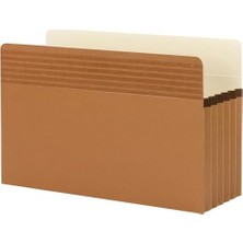 Daisy Home Easy Grip® Dosya Cebi, Düz Kesimli Tab, 12,5 cm Genişletme, Yasal Boyut, Kırmızı Ip, Kutu Başına 10 (73211)