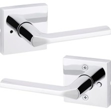 Daisy Home Lizbon Gizlilik Kapı Kolu Yatak Odası/banyo Kapısı Için Cilalı Krom