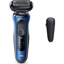 Braun Seri 6 B1000s Kablosuz Tıraş Makinası SensoFlex Mavi Renkli Islak & Kuru Kullanım Özelliği ile