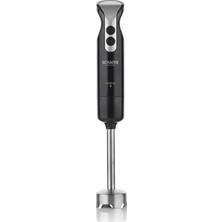 Schafer El Tipi Blender 1000 W Güç Kapasitesi ile Turbo Fonksiyonu Siyah Renkli