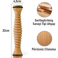 Daisy Home Ahşap Ayak Masaj Rolü Derin Doku, Plantar Fasciitis Rahatlaması & Refleksoloji