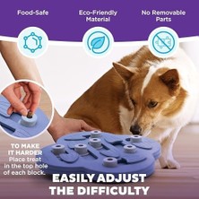 Daisy Home Outward Hound Nina Ottosson By Dog Hide N' Slide Purple Interactive Treat Puzzle Dog Toy