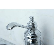 Daisy Home KS3401TL Templeton 4-Inç Handle Lavatory Musluk With Push Up Drain, Cilalı Krom By