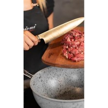 Daisy Home -Age Çizilmez Yanmaz Yapışmaz 26 cm Wok Tava