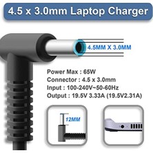 Daisy Home Antwelon 65W 45W Dizüstü Adaptör Şarj Aleti 19,5V 3,33A Uyumlu Elitebook 840 850 G8 Pavilion X360 11 13 14 15 17 Envy Probook 430 450 250 G3 G4 G5 G6 Şarj Cihazı Güç 4,5mm