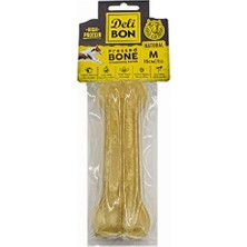 Daisy Home Doggie Delibon Gerçek Deriden Pres Kemik, 15 CMX1PCS., Natural