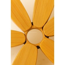 Daisy Home Bambu Seti, 2’li, Standlı, Katlanır Tasarım, Bardak ve Tencere Altlığı, Dayanıklı Mutfak Nihalesi, Doğal Ahşap