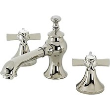 Daisy Home KC7066ZX Millennium 8" Geniş Lavabo Musluğu, Pirinç Açılır Kaplama, Cilalı Nikel, 5-5/8" Musluk Erişimi
