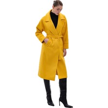 Daisy Home Sateen Beli Bağlamalı Uzun Kaban, STN139KKA1924