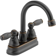 Daisy Home -Eşsiz Claymore 2-Saplı Merkez Banyo Musluğu Pop-Up Drenaj Montajı, Chrome P299685LF