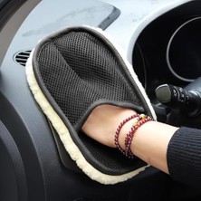 Daisy Home Mikrofiber Yün Araba Yıkama Eldiveni – Tiftiksiz, Çizilmez, Ergonomik ve Yumuşak Temizlik Eldiveni | Evınto