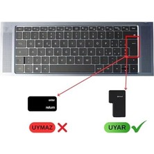 Daisy Home Matebook 14 / D14 / D15 / 16 Uyumlu Silikon Klavye Koruyucu – Şeffaf Yazısız Tasarım, Türkçe Q ve Uk Iso (Ters L Enter) Klavye Düzeni Uyumlu, 2019–2023 Modeller Şeffaf