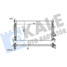 Daisy Home Su Radyatörü Al/pl/brz Focus 1.6 Tdci 03-10, C30, C70, S40, V50 Kal 356300