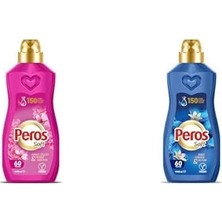 Daisy Home Peros Seti | Yumuşatıcı Gülün Büyüsü 1440 ml X1 + Mavi Orkide 1440 ml X1