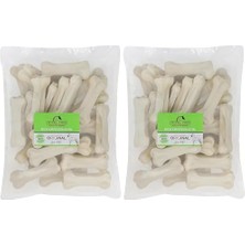 Daisy Home Esca Beyaz Pres Kemik 7,5 Santimetre 25’li 500 Gram Köpek Ödül Maması (2 Paketi)