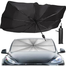 Daisy Home Sedan Suv Araba Güneşliği, Ön Cam Uv Işınları ve Isı Için Güneşlik Koruyucu, Katlanabilir Ön Cam Güneşlik Şemsiyesi, Arabayı Serin Tutun, Kullanımı Kolay/saklayın, 137 cm x 81 cm
