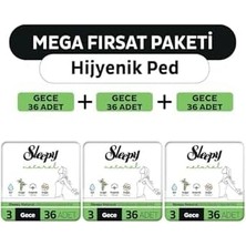Daisy Home Natural Ultra Hassas Hijyenik Ped Fırsat Paketi Gece 108 Adet