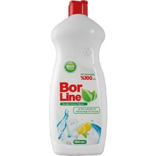 Borline Limon Kokulu 1350 ml Bor Katkılı Sıvı Bulaşık Deterjanı Yerli Üretim Ultra Konsantre