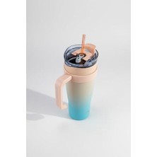 Daisy Home Alto Pipetli Termos Bardak Turkuaz 1000ML