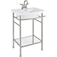 Daisy Home Standard 7018201.295 Edgemere 4 Inç 2 Kulplu Banyo Bataryası, Pirinç, Fırçalanmış Nikel