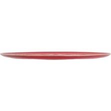 Daisy Home Christina Kırmızı Düz Tabak 32CM