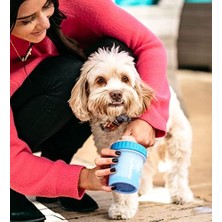 Daisy Home Dexas Mudbuster Taşınabilir Köpek Patisi Temizleyici, S Beden, Mavi, PW700312