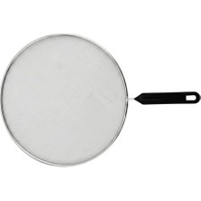 Daisy Home Yağ Sıçratmaz Kapak, Saplı Paslanmaz Çelik File, Dayanıklı, 28 cm Geniş Yüzey, Kızartma Sıçrama Önleyici, Tencere ve Tava Için Pratik Mutfak Koruyucu Kapak